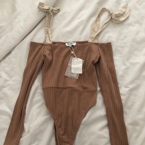 NWT SABO SKIRT RIBBED IVA BODYSUIT